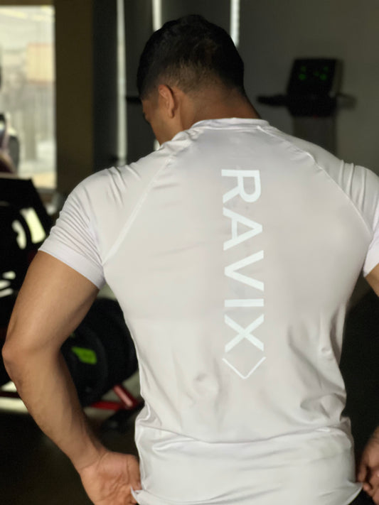 Compression Ray White T-shirt