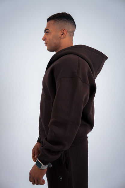 Essential Zip - Dark Brown