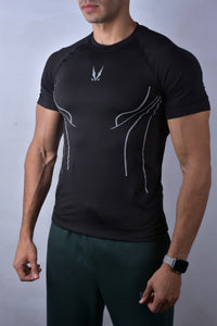 Compression Ray Black T-shirt